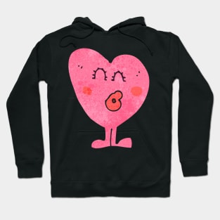 kissing letter Hoodie